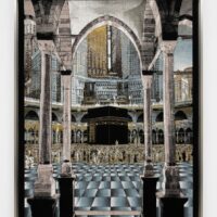 سجادة جدارية بتصميم الكعبة المشرفة – طابع إسلامي فاخر